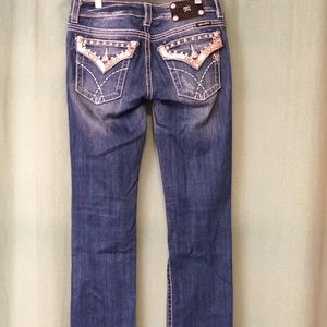 MissMe boot/straight denim